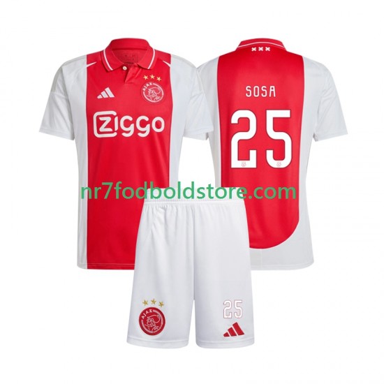 AFC Ajax Trøje Wout Weghorst 25 Børn Hjemmebane Fodboldsæt 2024-2025 Kortærmet