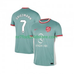 Atlético Madrid Trøje Antoine Griezmann 7 Mænd Udebane Fodboldsæt 2024-2025 Kortærmet