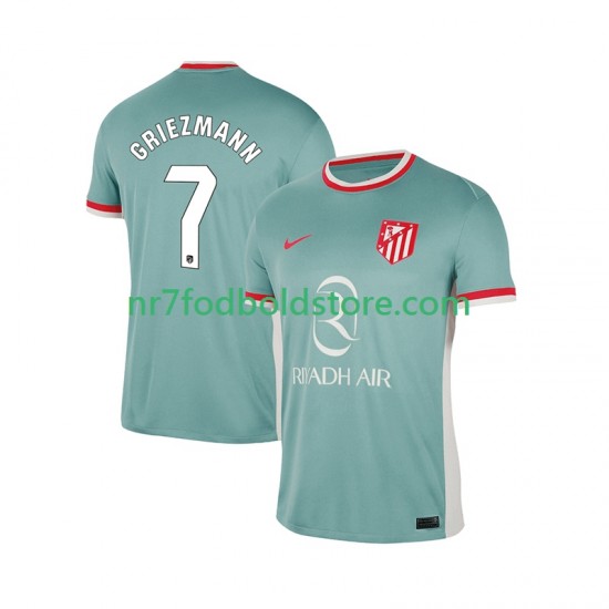 Atlético Madrid Trøje Antoine Griezmann 7 Mænd Udebane Fodboldsæt 2024-2025 Kortærmet