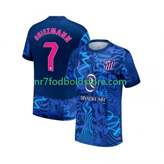 Atlético Madrid Trøje Antoine Griezmann 7 Mænd 3. Valg Fodboldsæt 2024-2025 Kortærmet