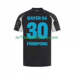 Bayer 04 Leverkusen Trøje Frimpong 30 Mænd 3. Valg Fodboldsæt 2024-2025 Kortærmet