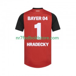Bayer 04 Leverkusen Trøje HRADECKY 1 Mænd Hjemmebane Fodboldsæt 2024-2025 Kortærmet