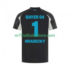 Bayer 04 Leverkusen Trøje HRADECKY 1 Mænd 3. Valg Fodboldsæt 2024-2025 Kortærmet