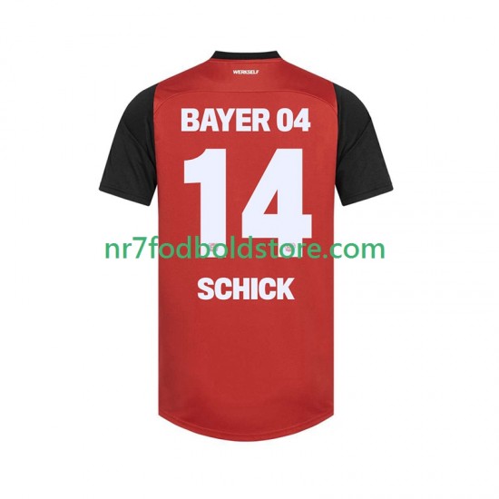 Bayer 04 Leverkusen Trøje Patrik Schick 14 Mænd Hjemmebane Fodboldsæt 2024-2025 Kortærmet