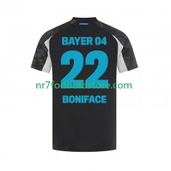 Bayer 04 Leverkusen Trøje Victor Boniface 22 Mænd 3. Valg Fodboldsæt 2024-2025 Kortærmet