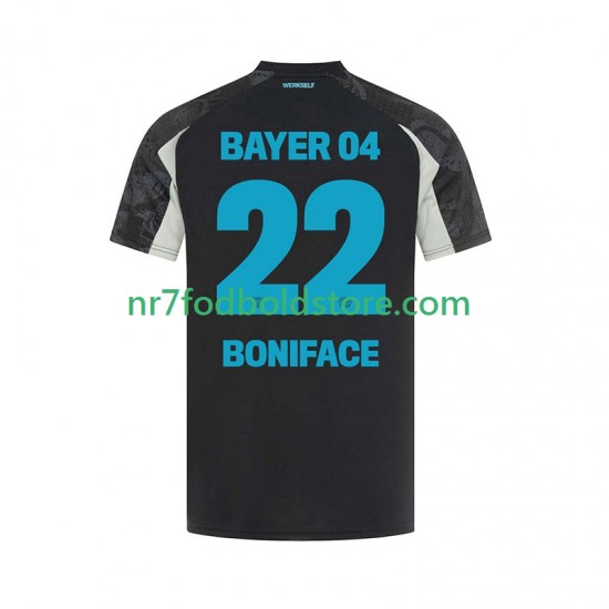 Bayer 04 Leverkusen Trøje Victor Boniface 22 Mænd 3. Valg Fodboldsæt 2024-2025 Kortærmet