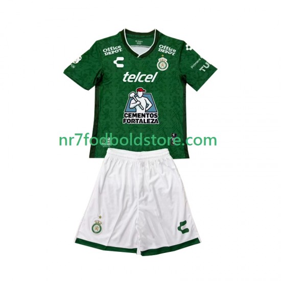 Trøje Club Leon Børn Hjemmebane Fodboldsæt 2024-2025 Kortærmet