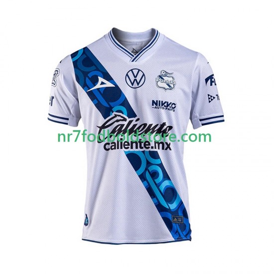 Trøje Club Puebla Mænd Hjemmebane Fodboldsæt 2024-2025 Kortærmet