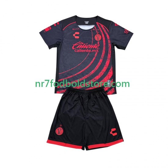 Trøje Club Tijuana Børn Hjemmebane Fodboldsæt 2024-2025 Kortærmet
