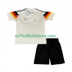 Tyskland Trøje 1990 Retro Børn Hjemmebane Fodboldsæt Kortærmet