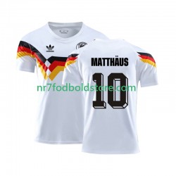 Tyskland Trøje Matthaus 10 1990 Retro Mænd Hjemmebane Fodboldsæt Kortærmet