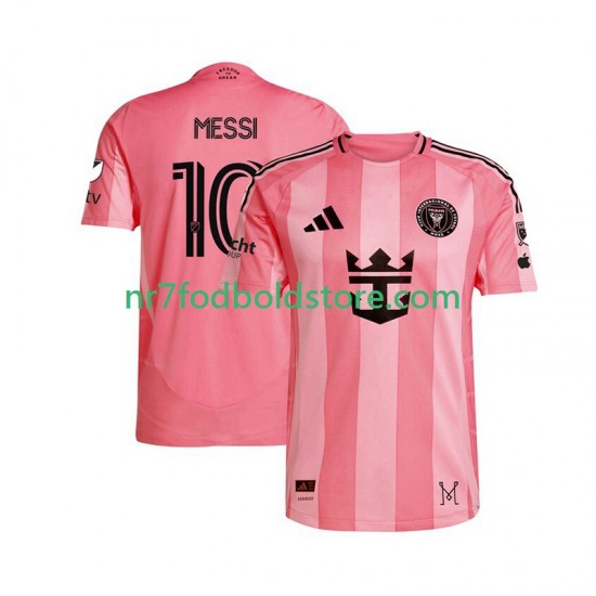 Inter Miami Trøje Lionel Messi 10 Mænd Hjemmebane Fodboldsæt 2025 Kortærmet