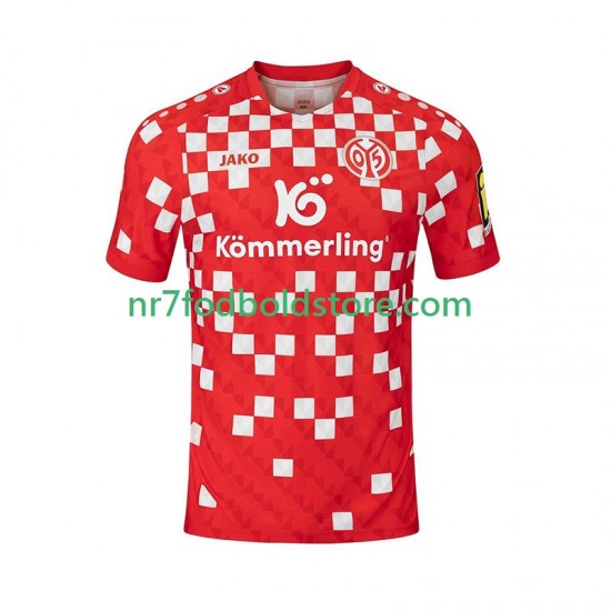 Mainz 05 Trøje Mænd Hjemmebane Fodboldsæt 2024-2025 Kortærmet