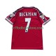 Manchester United Trøje Beckham 7 Retro Mænd Hjemmebane Fodboldsæt 1998 1999 Kortærmet