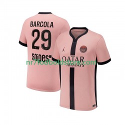 Paris Saint-Germain Trøje Bradley Barcola 29 Mænd 3. Valg Fodboldsæt 2024-2025 Kortærmet