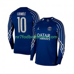 Paris Saint-Germain Trøje Ousmane Dembele 10 Mænd 4. Valg Fodboldsæt 2024-2025 Langærmet