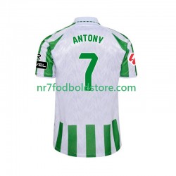 Real Betis Trøje ANTONY 7 Mænd Hjemmebane Fodboldsæt 2024-2025 Kortærmet