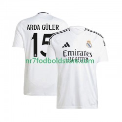 Real Madrid Trøje ARDA GuLER 15 Mænd Hjemmebane Fodboldsæt 2024-2025 Kortærmet