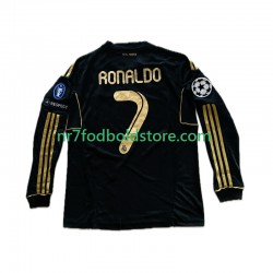 Real Madrid Trøje Cristiano Ronaldo 7 -2012 Mænd Udebane Fodboldsæt 2011 Langærmet