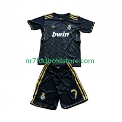 Real Madrid Trøje Cristiano Ronaldo 7 2012 Retro Børn Udebane Fodboldsæt 2011 Kortærmet