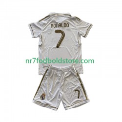 Real Madrid Trøje Cristiano Ronaldo 7 2012 Retro Børn Hjemmebane Fodboldsæt 2011 Kortærmet