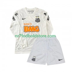 Santos FC Trøje 2012 Retro Børn Hjemmebane Fodboldsæt 2011 Langærmet