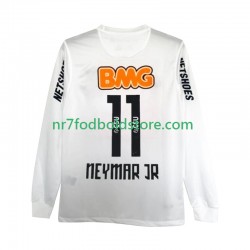 Santos FC Trøje Neymar JR 11 2012 Retro Mænd Hjemmebane Fodboldsæt 2011 Langærmet