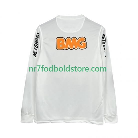 Santos FC Trøje 2012 Retro Mænd Hjemmebane Fodboldsæt 2011 Langærmet