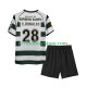 Sporting CP Trøje Cristiano Ronaldo 28 2001 2003 Retro Børn Hjemmebane Fodboldsæt Kortærmet