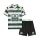 Sporting CP Trøje Cristiano Ronaldo 28 2001 2003 Retro Børn Hjemmebane Fodboldsæt Kortærmet