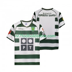Sporting CP Trøje 2001 2003 Retro Mænd Hjemmebane Fodboldsæt Kortærmet