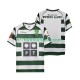 Sporting CP Trøje 2001 2003 Retro Mænd Hjemmebane Fodboldsæt Kortærmet