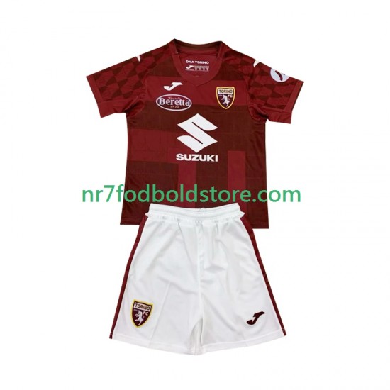 Trøje Torino Børn Hjemmebane Fodboldsæt 2024-2025 Kortærmet