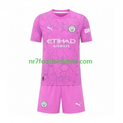 Manchester City Trøje Målmand Børn Udebane Fodboldsæt 2026-2027 Kortærmet