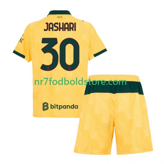 AC Milan Trøje Ardon Jashari 30 Børn 3. Valg Fodboldsæt 2025-2026 Kortærmet