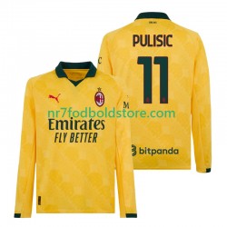 AC Milan Trøje Christian Pulisic 11 Mænd 3. Valg Fodboldsæt 2025-2026 Langærmet