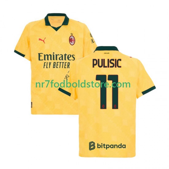 AC Milan Trøje Christian Pulisic 11 Mænd 3. Valg Fodboldsæt 2025-2026 Kortærmet