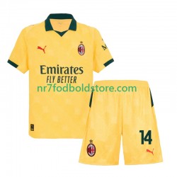 AC Milan Trøje Modrić Luca 14 Børn 3. Valg Fodboldsæt 2025-2026 Kortærmet