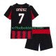 AC Milan Trøje Santiago Gimenez 7 Børn Hjemmebane Fodboldsæt 2025-2026 Kortærmet