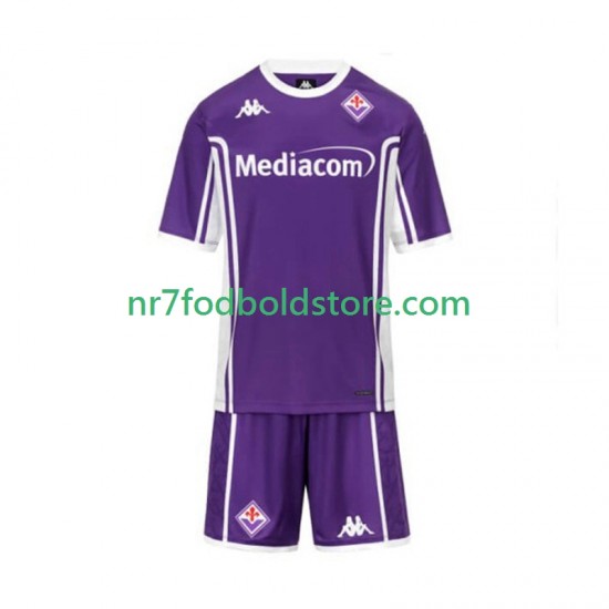 Fiorentina Trøje Børn Hjemmebane Fodboldsæt 2025-2026 Kortærmet