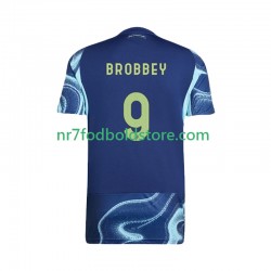 AFC Ajax Trøje Brian Brobbey 9 Mænd Udebane Fodboldsæt 2025-2026 Kortærmet