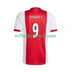 AFC Ajax Trøje Brian Brobbey 9 Mænd Hjemmebane Fodboldsæt 2025-2026 Kortærmet
