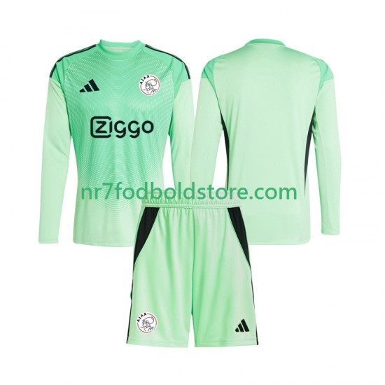AFC Ajax Trøje Målmand Børn Hjemmebane Fodboldsæt 2025-2026 Langærmet