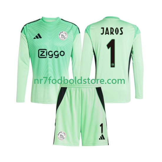 AFC Ajax Trøje Vitezslav Jaros 1 Målmand Børn Hjemmebane Fodboldsæt 2025-2026 Langærmet