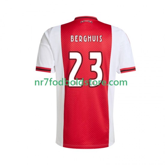 AFC Ajax Trøje Steven Berghuis 23 Mænd Hjemmebane Fodboldsæt 2025-2026 Kortærmet