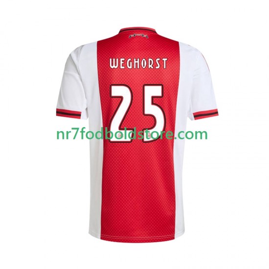 AFC Ajax Trøje Wout Weghorst 25 Mænd Hjemmebane Fodboldsæt 2025-2026 Kortærmet