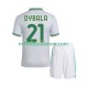 AS Roma Trøje Dybala 21 Børn 3. Valg Fodboldsæt 2025-2026 Kortærmet