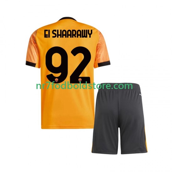 AS Roma Trøje Stephan El Shaarawy 92 Børn Udebane Fodboldsæt 2025-2026 Kortærmet
