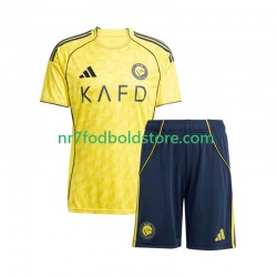 Trøje Al Nassr Børn Hjemmebane Fodboldsæt 2025-2026 Kortærmet