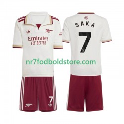 Arsenal Trøje Bukayo Saka 7 Børn 3. Valg Fodboldsæt 2025-2026 Kortærmet